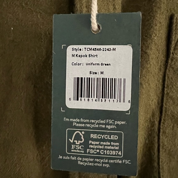 tentree | Kapok Flannel Shirt - Picture 3 of 6